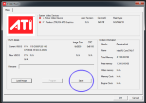 Saving your GPU BIOS with ATIWinFlash