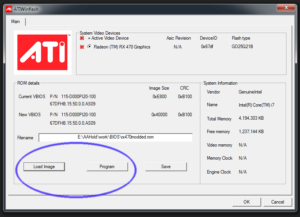 Flashing your GPU BIOS with ATIWinFlash